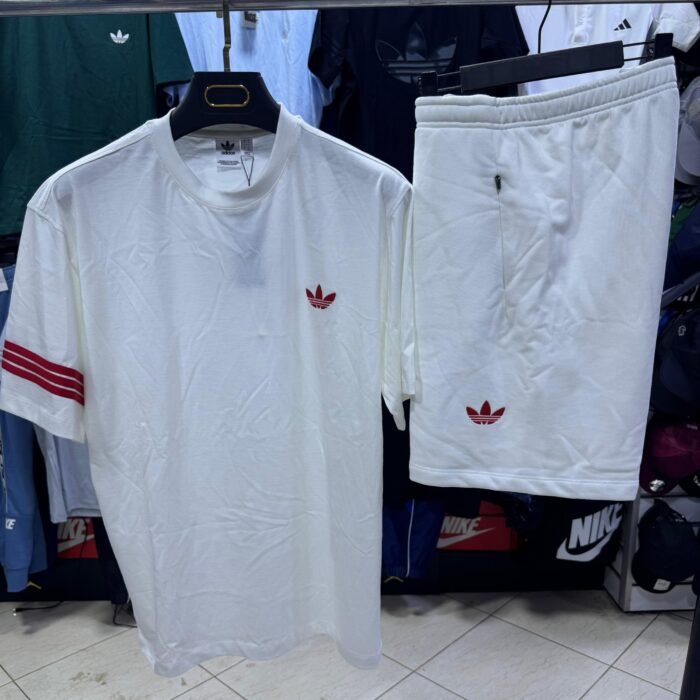 Ensemble Short Blanc