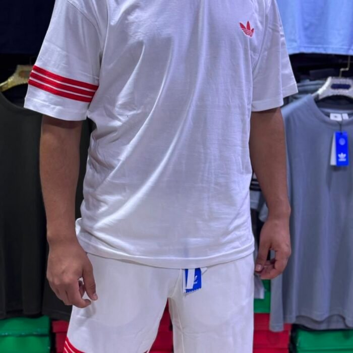 Ensemble Short Blanc