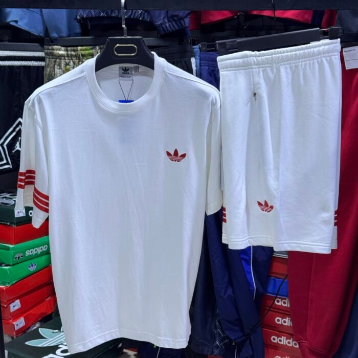 Ensemble Short Blanc